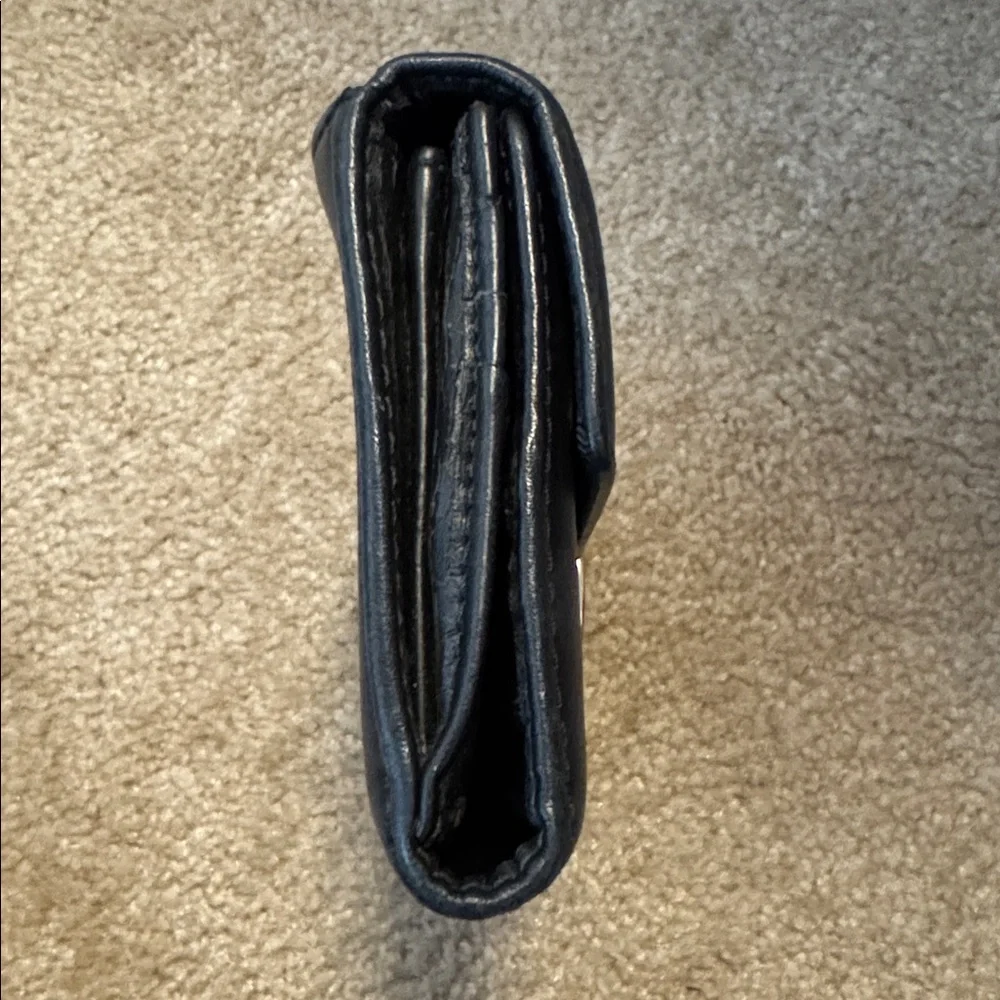 Coach Alexandra Black Leather Slim Envelope Wallet, GUC - Picture 7 of 9